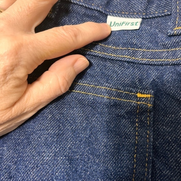 Men’s UniFirst Work Uniform Denim Jeans Size 42 X 29 Rugged Outdoor - Picture 5 of 7